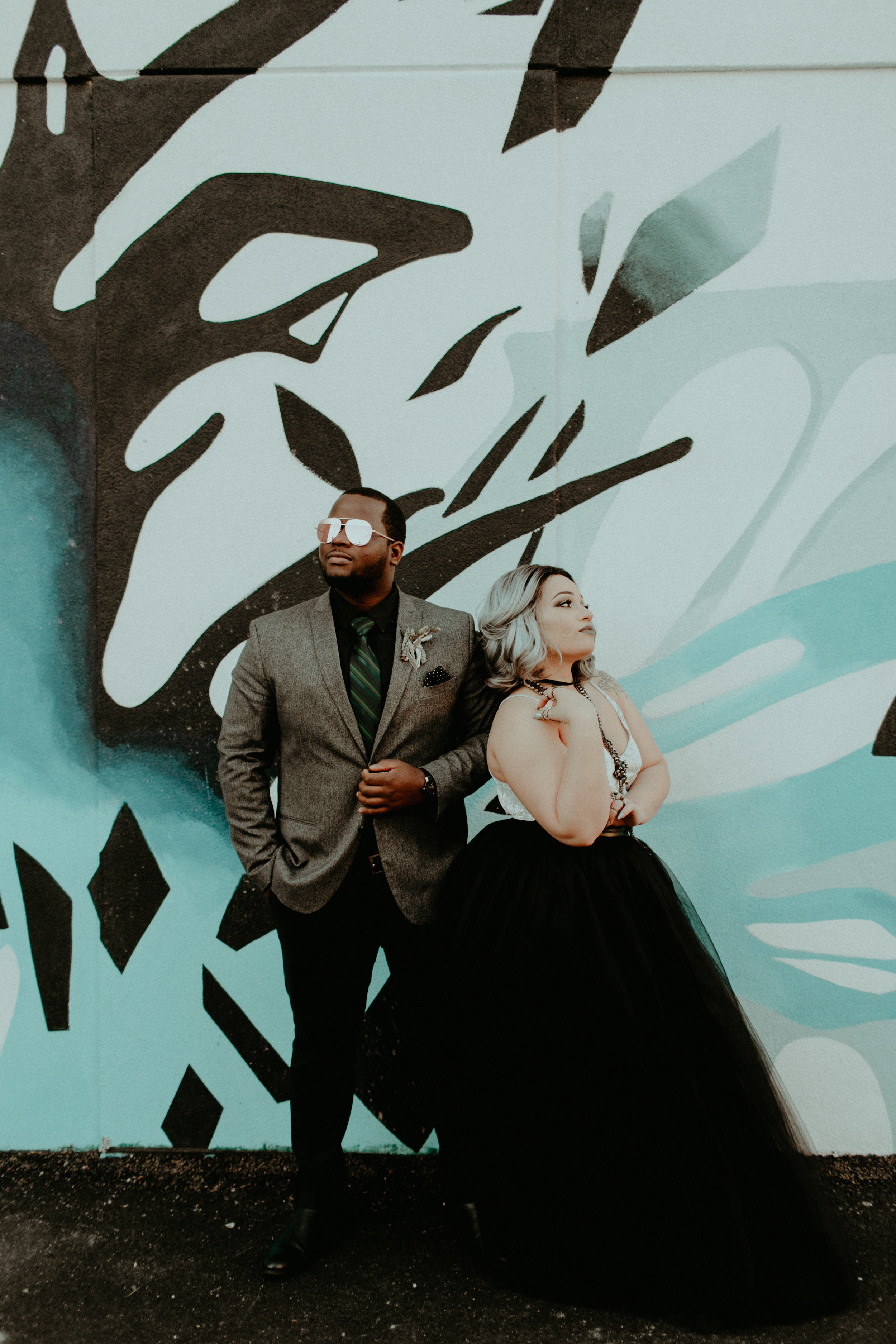 gray and green witchy vibes <> wedding styled shoot 