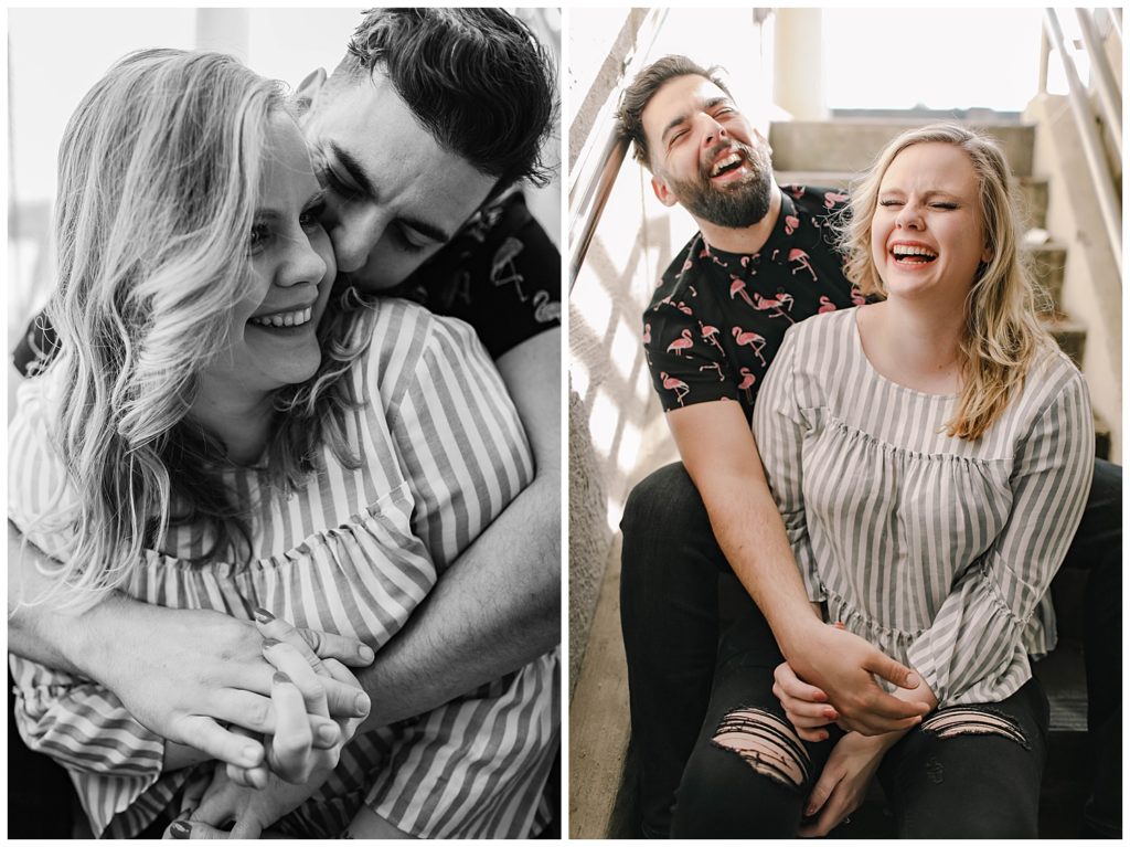 an asheville engagement session