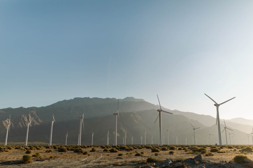 the windmill farm in palm springs
