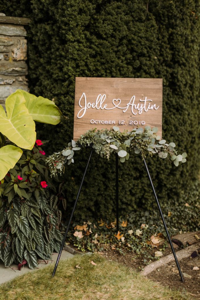 ceremony welcome sign 
