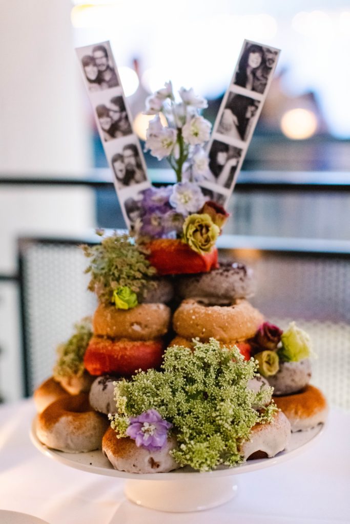 donut wedding cake