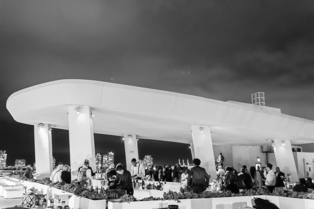 rooftop wedding reception in miami