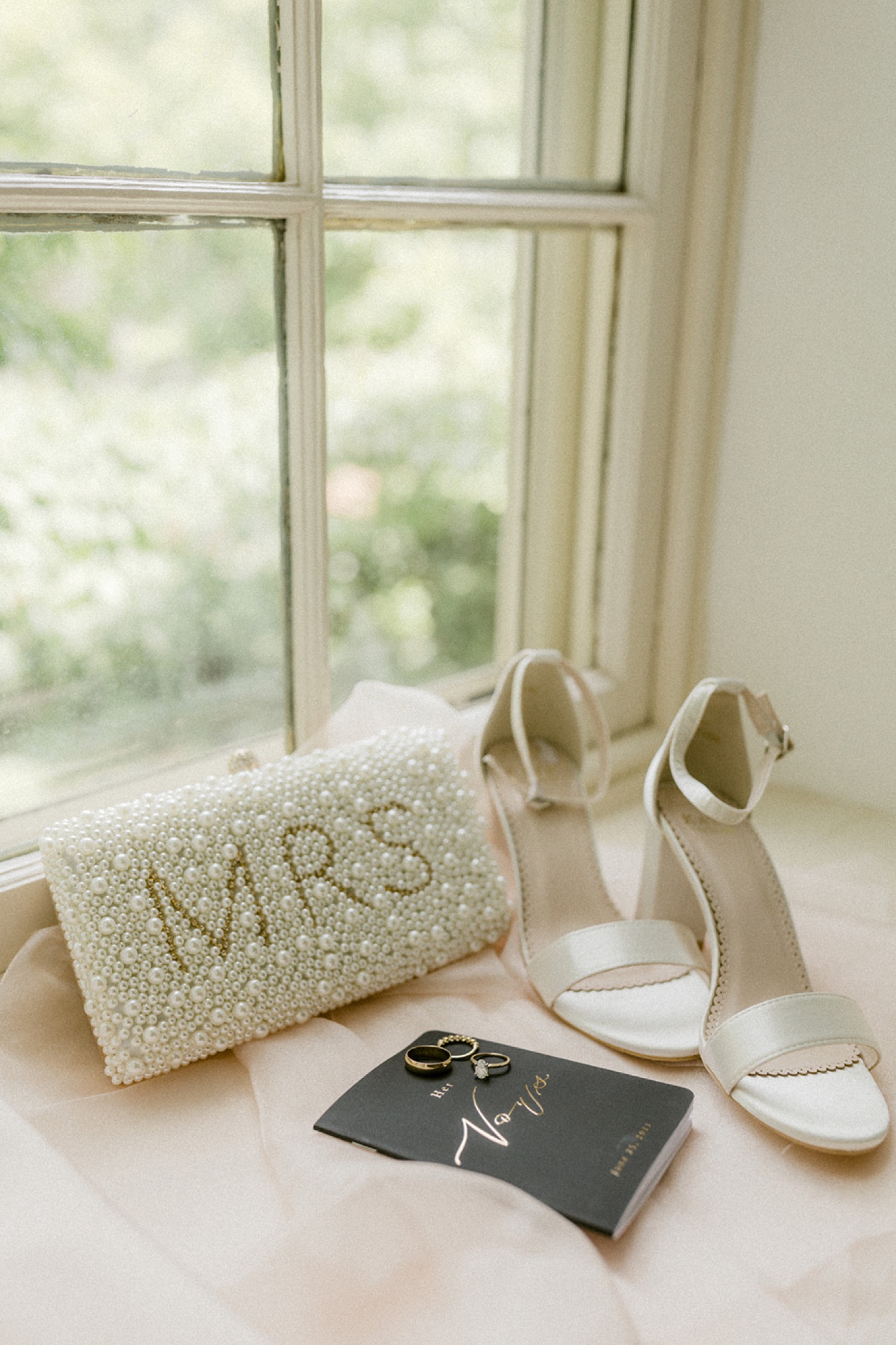 mrs pearl bridal purse wedding and shoes