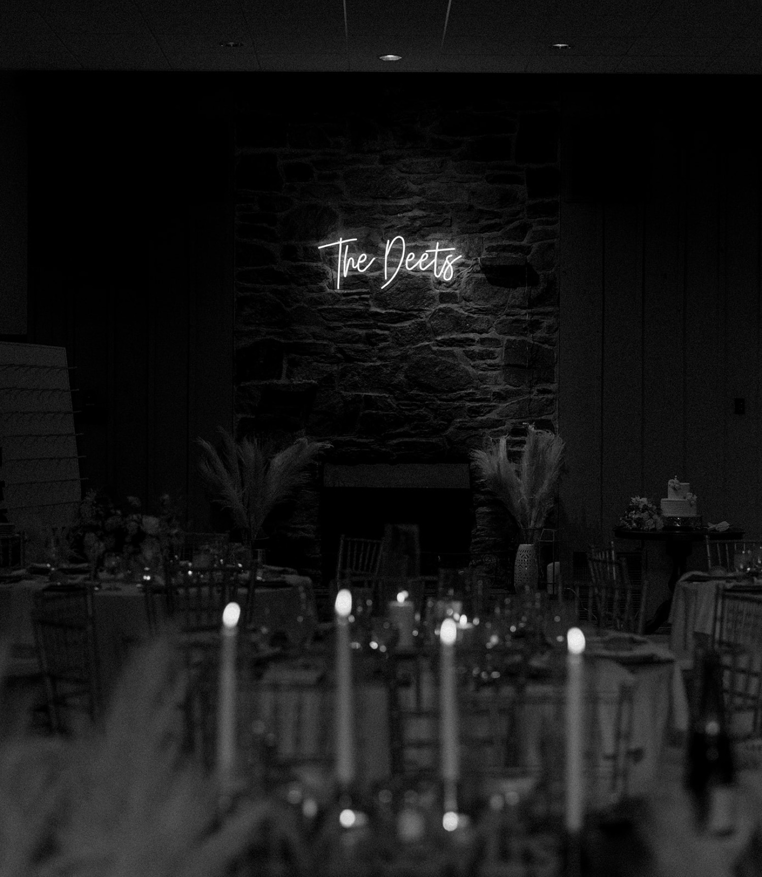 the deets neon sign wedding last names the old mill philadelphia