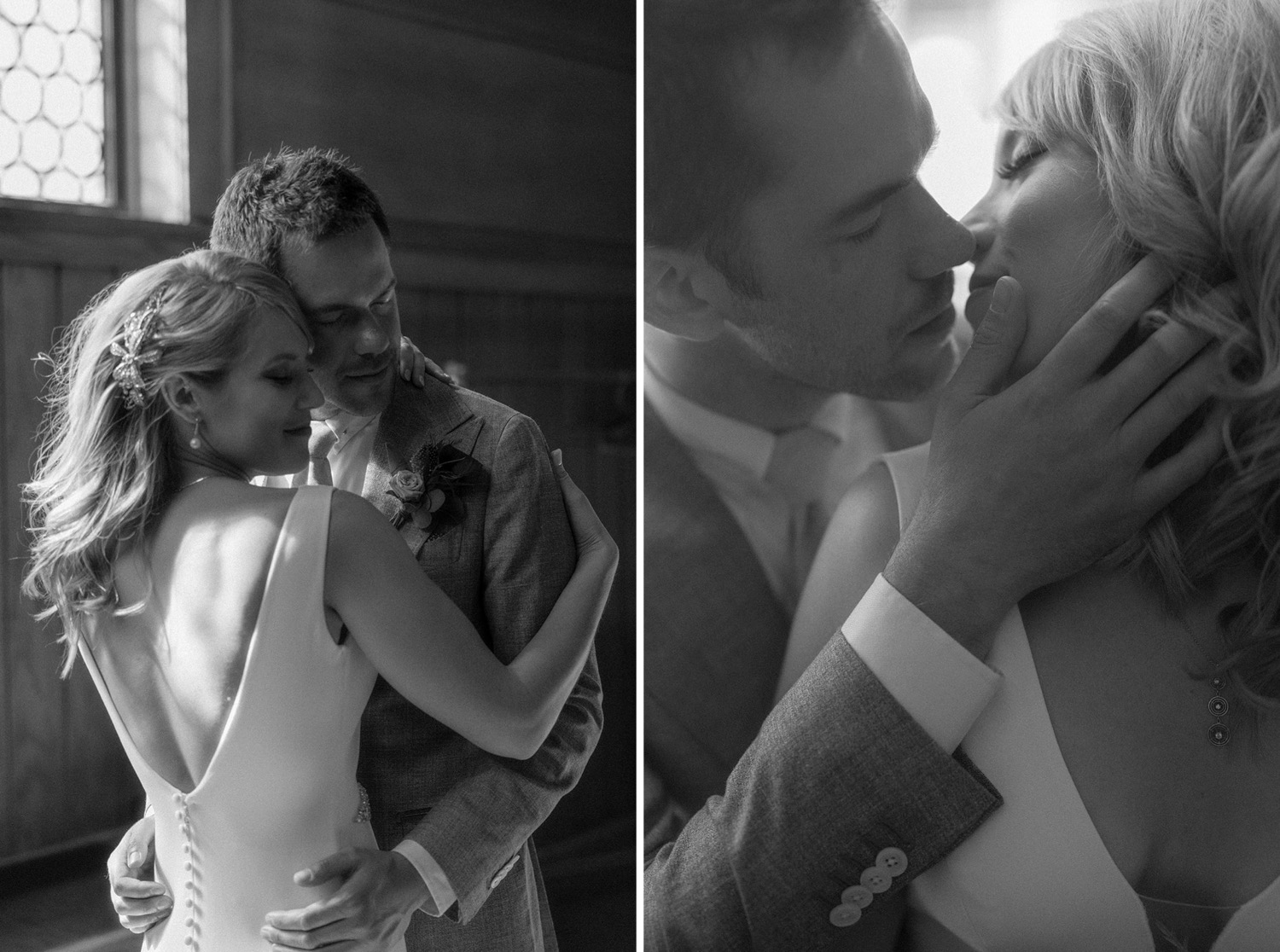 bride and groom intimate moment couples portraits